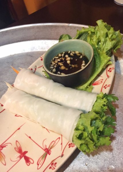 Vietnamese Vegetarian Food: Veggie Spring Rolls