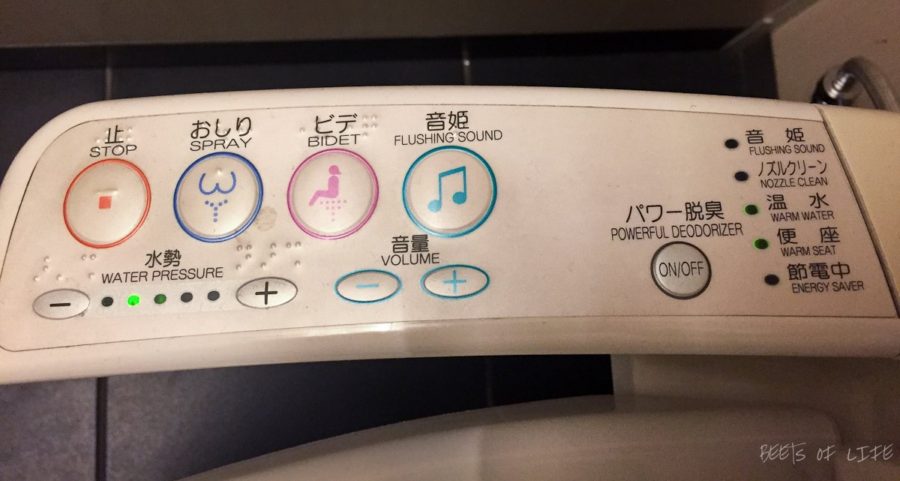A console such as this, is pretty common in public restrooms