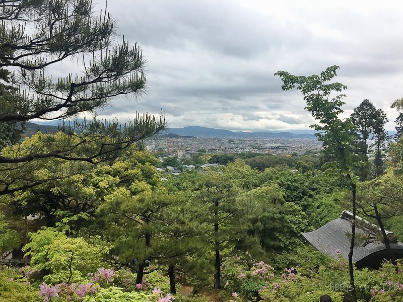 View from the top of the hill! You can see Kyoto from here.