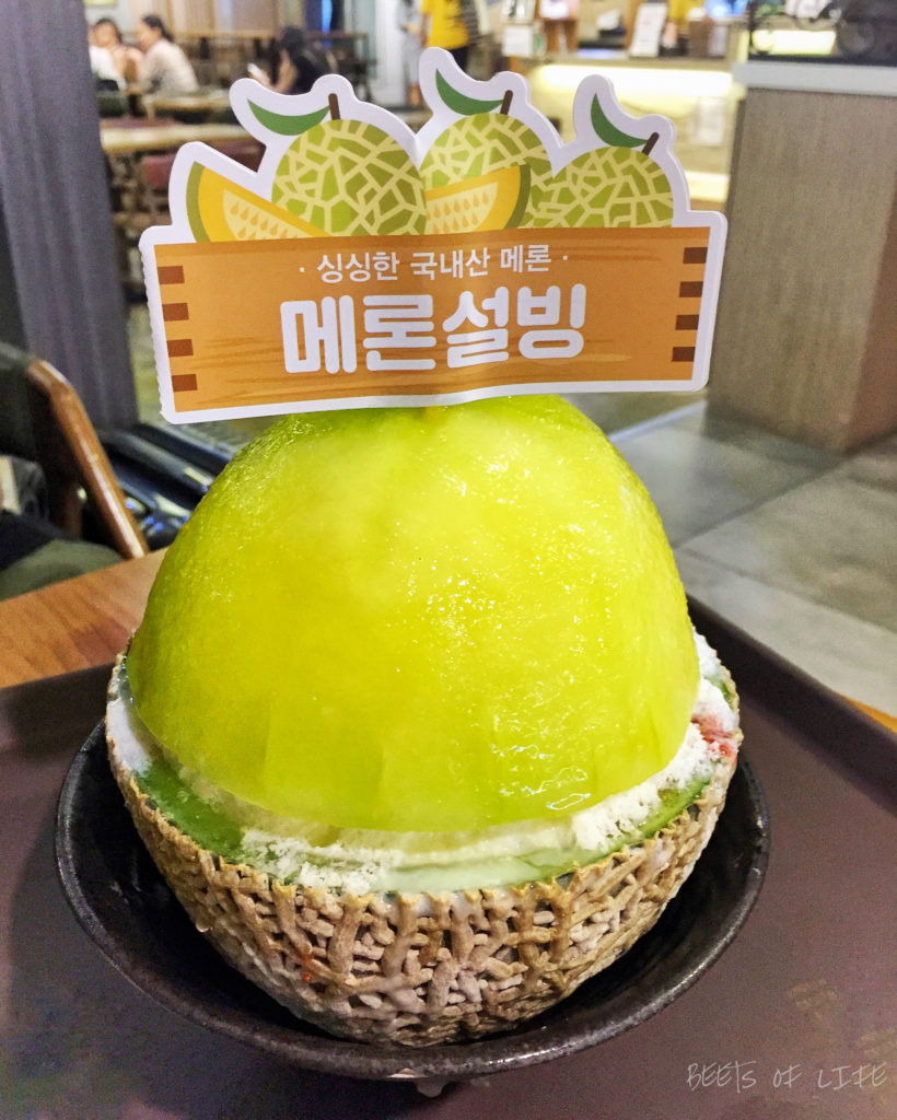 Cantalope Bingsoo in Seoul, South Korea
