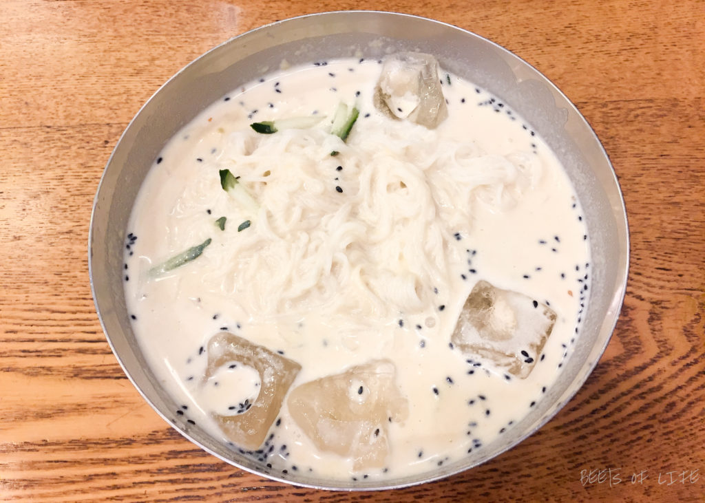 KONGGUKSU (Chilled Soy Milk Noodle Soup)